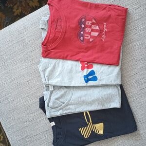 4 T Shirts Patriotic / U/A,